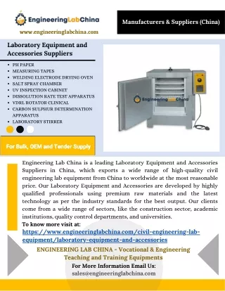 Best Laboratory Equipment and Accessories Suppliers in China