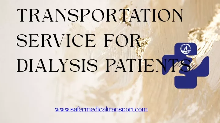transportation service for dialysis patients