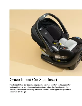 graco infant car seat insert