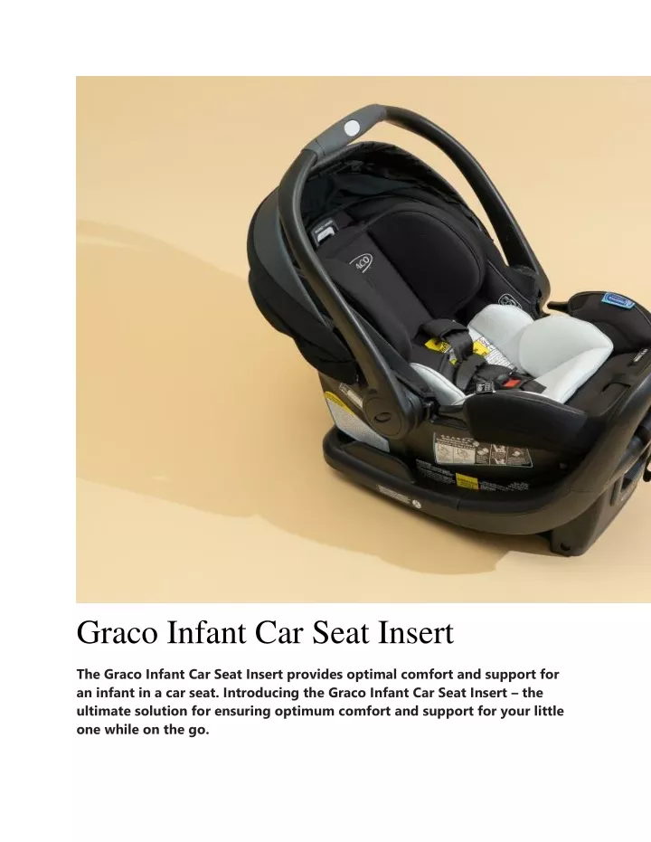 graco infant car seat insert the graco infant