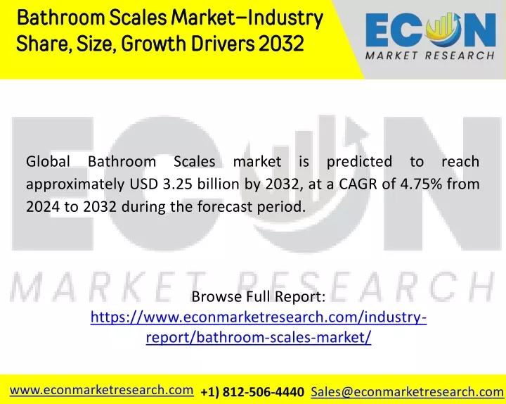 bathroom scales market industry share size growth