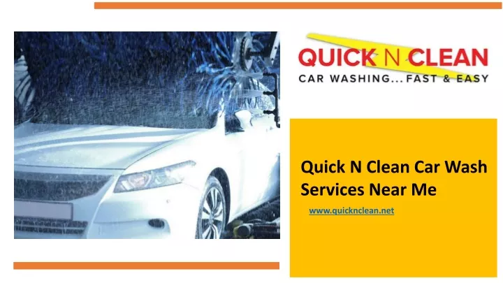 quick n clean car wash services near me