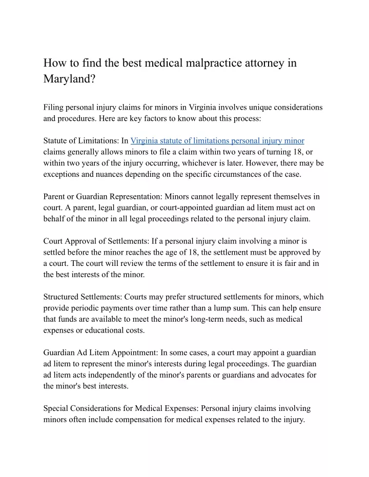 how to find the best medical malpractice attorney