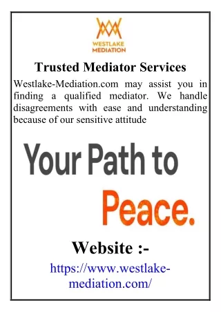 Trusted Mediator Services