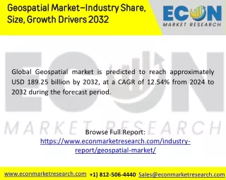 geospatial market geospatial market industry