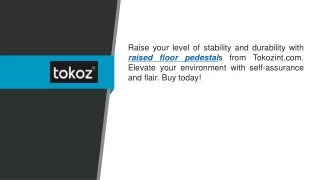 Raised Floor Pedestal  Tokozint.com