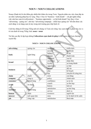 noun noun collocations