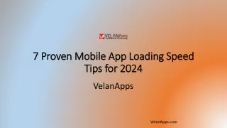 7 Proven Mobile App Loading Speed