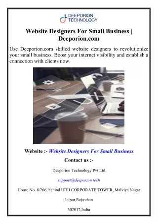 website designers for small business deeporion com
