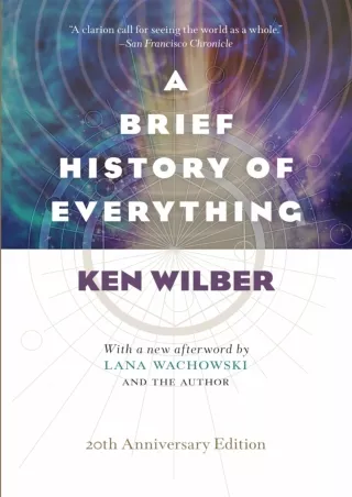 get⚡[PDF]❤ A Brief History of Everything (20th Anniversary Edition)