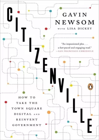 get⚡[PDF]❤ Citizenville: How to Take the Town Square Digital and Reinvent Government
