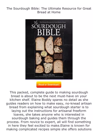 [READ]⚡PDF✔ The Sourdough Bible: The Ultimate Resource for Great Bread at H