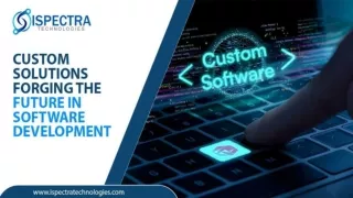 Custom Solutions Forging the Future in Software Development
