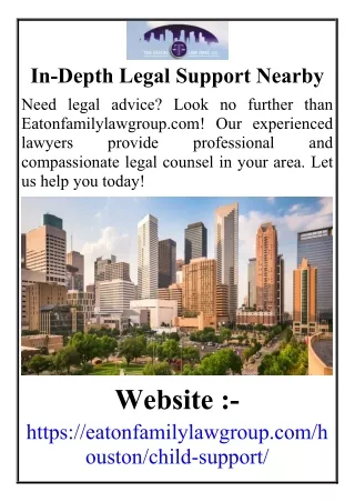 In-Depth Legal Support Nearby
