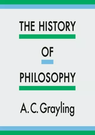 [PDF⚡READ❤ONLINE]  The History of Philosophy