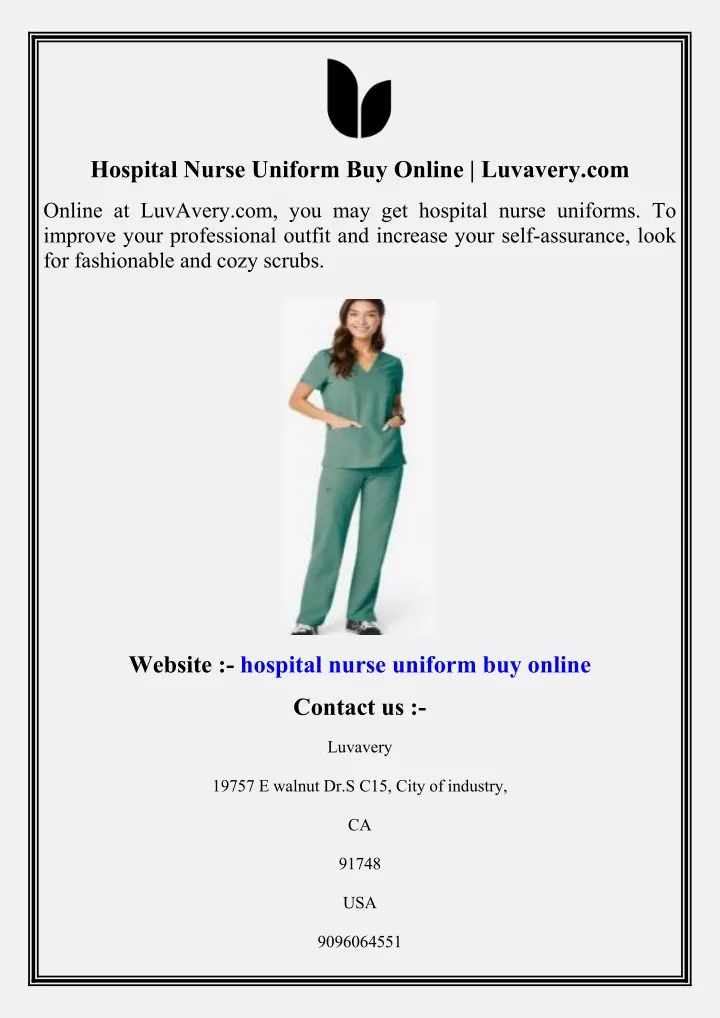 hospital nurse uniform buy online luvavery com
