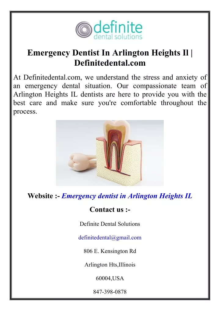 emergency dentist in arlington heights