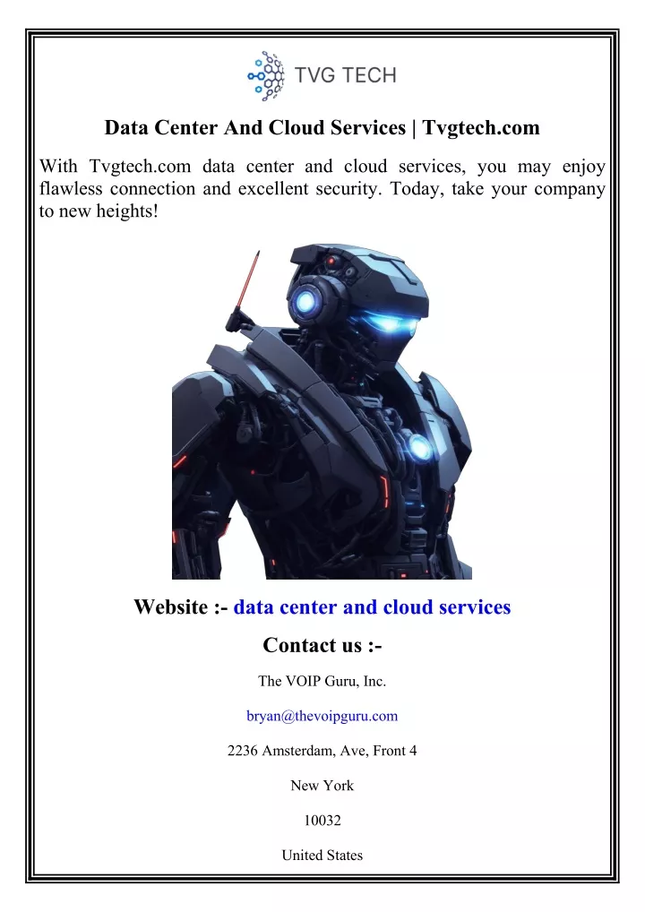 data center and cloud services tvgtech com