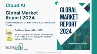Cloud AI Market Share, Size And Global Forecast Report To 2033