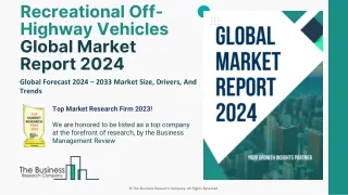 Recreational Off Highway Vehicles Market Size, Trends, Industry Report 2024-2033
