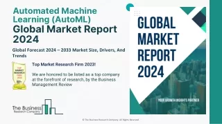 Automated Machine Learning (AutoML) Market Report, Growth Trends, Scope By 2033