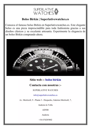 Bolso Birkin   Superlativewatches.es