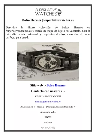 Bolso Hermes   Superlativewatches.es