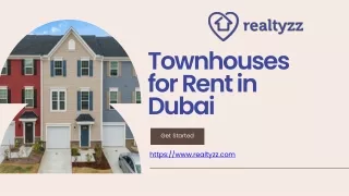 Townhouses for Rent in Dubai - www.realtyzz.com