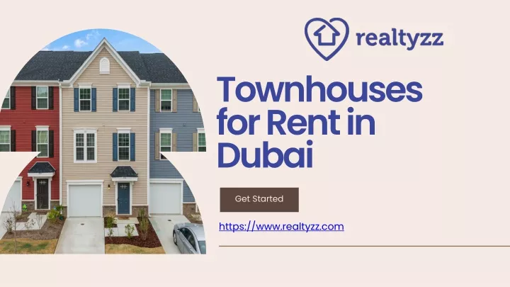 townhouses for rent in dubai