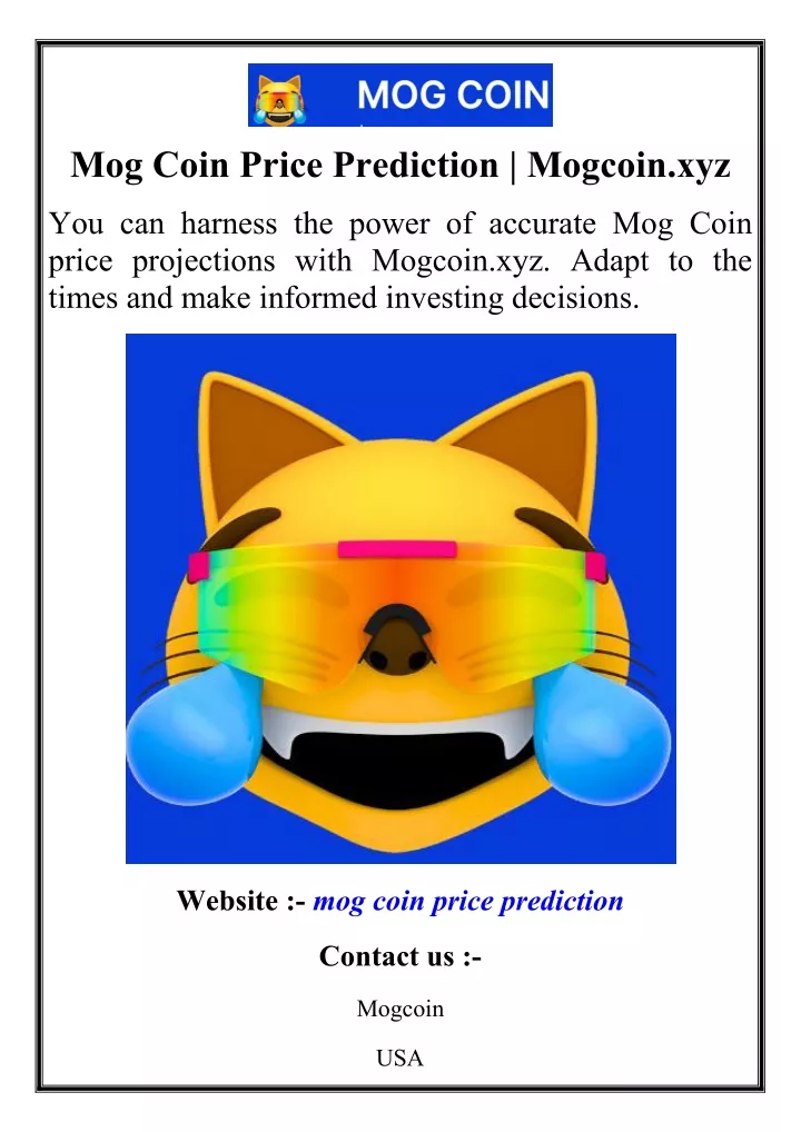 PPT - Mog Coin Price Prediction Mogcoin.xyz PowerPoint Presentation ...