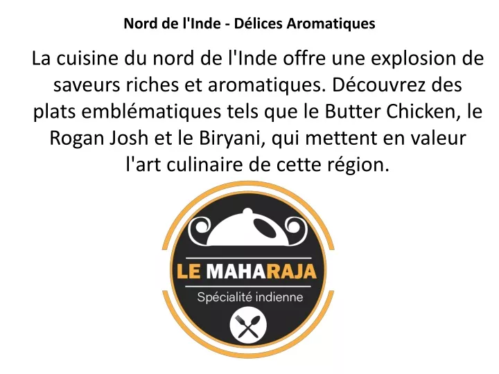 nord de l inde d lices aromatiques