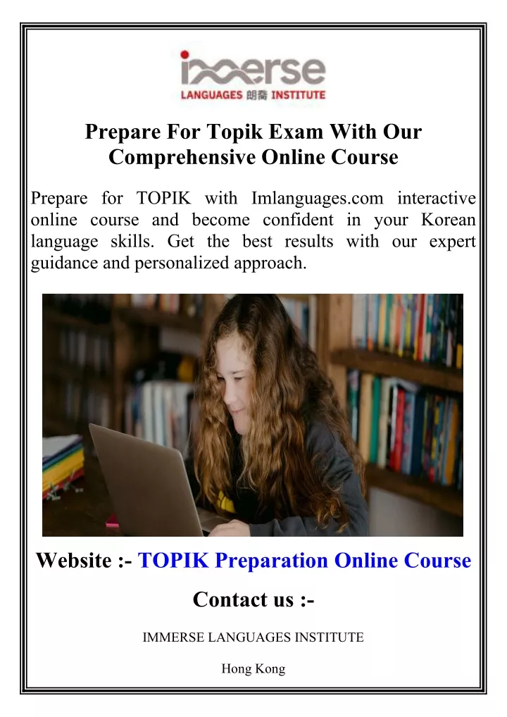 prepare for topik exam with our comprehensive