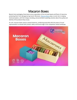 Macaron Boxes