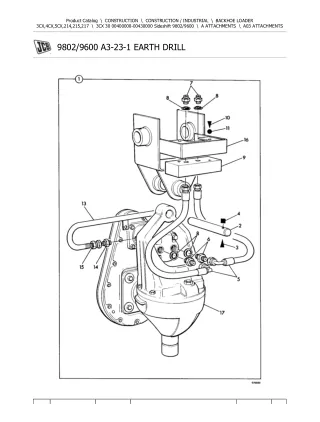 JCB 3CX 30 BACKOHE LOADER Parts Catalogue Manual (Serial Number 00400000-00430000)