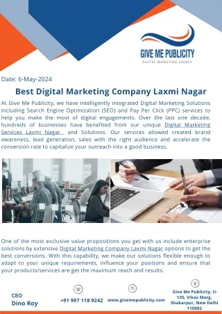 Digital Marketing Services Laxmi Nagar