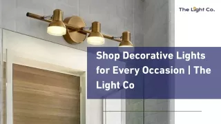 Shop Decorative Lights for Every Occasion | The Light Co