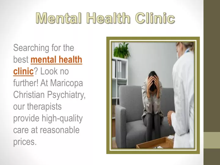 searching for the best mental health clinic look