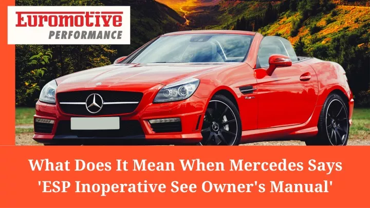 what does it mean when mercedes says