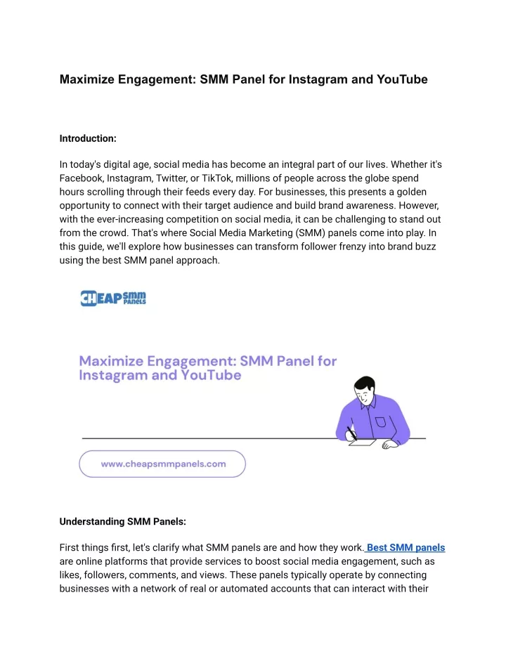 maximize engagement smm panel for instagram