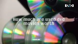 How much are used dvd movies worth