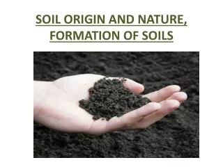 SOIL ORIGIN