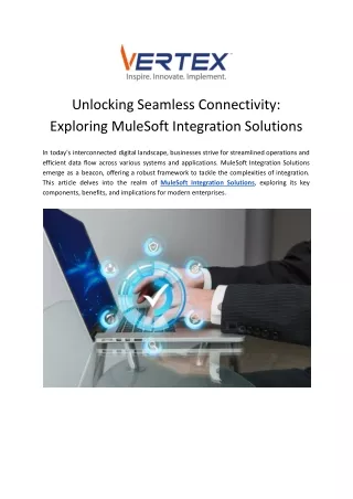 Mulesoft Integration Solutions