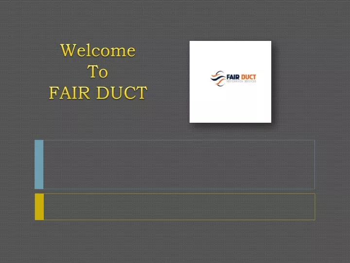 welcome to fair duct