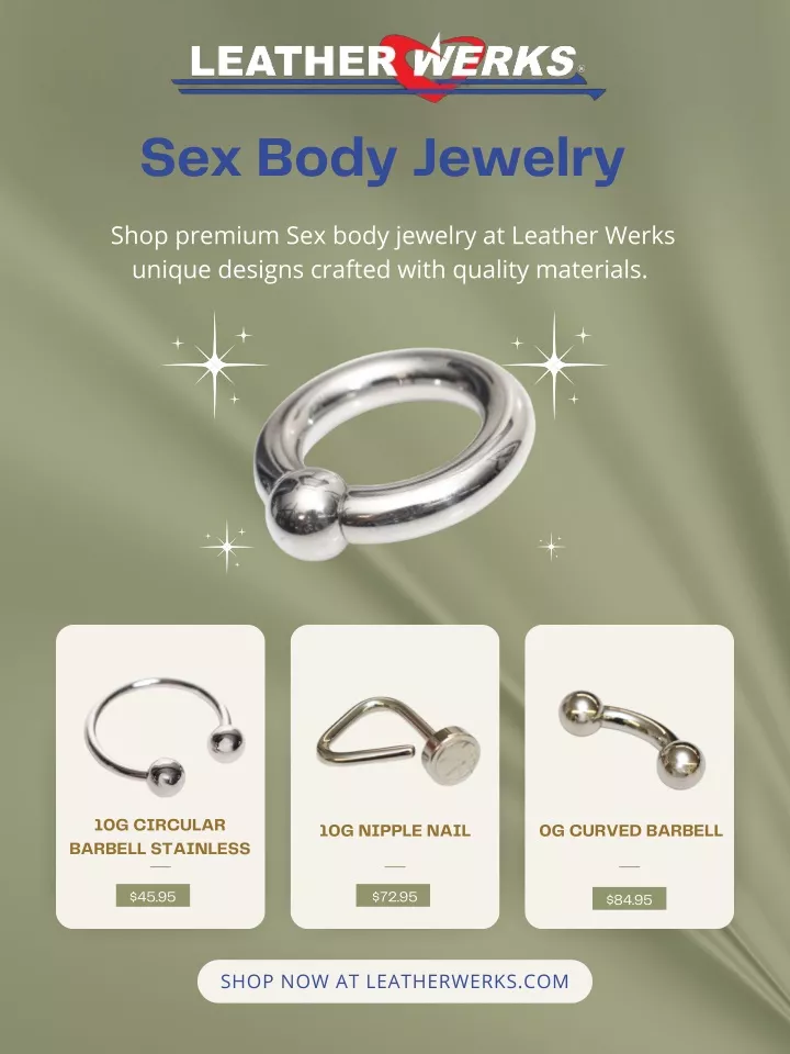 sex body jewelry