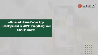 AR-based Home Decor App Development in 2024