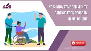 NDIS Innovative Community Participation Program in Melbourne