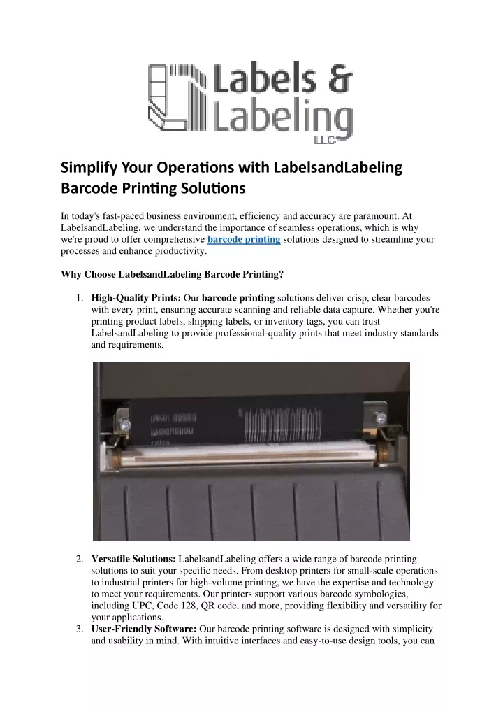 simplify your operations with labelsandlabeling