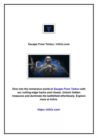 Escape From Tarkov | Infirix.com
