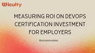 Measuring ROI on DevOps Certification Investment for Employers