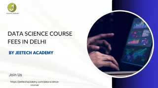 Data Science Course Fees in Delhi by Jeetech Academy